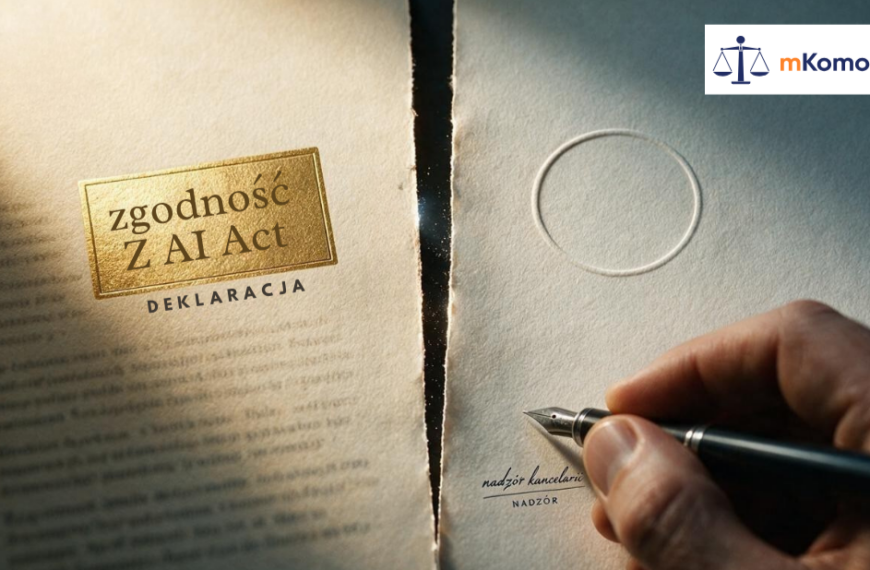 AI Act w kancelarii komorniczej: co oznacza deklaracja zgodności, a czego nie zastępuje?